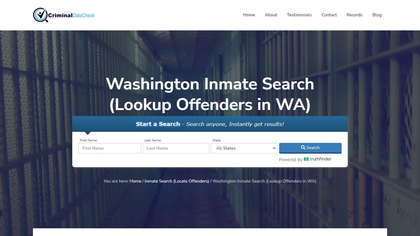 Washington Inmate Search (Lookup Offenders in WA)